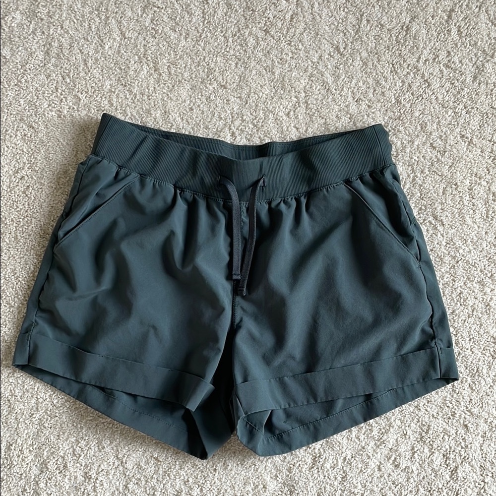 Women's Dark Green Shorts